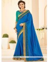 Blue Designer Traditional Saree