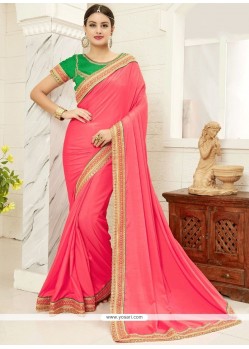 Pink Traditional Saree