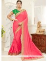 Pink Traditional Saree