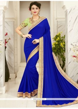 Patch Border Work Designer Traditional Saree