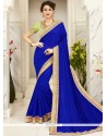 Patch Border Work Designer Traditional Saree