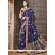 Navy Blue Traditional Saree