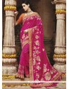 Rani Weaving Work Art Silk Traditional Saree