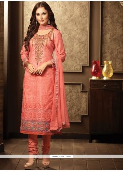 Pink Churidar Designer Suit