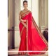 Red Art Silk Traditional Saree