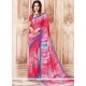 Faux Georgette Print Work Printed Saree