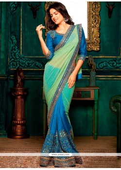 Fancy Fabric Shaded Saree