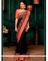 Fancy Fabric Black Designer Saree