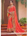 Resham Work Fancy Fabric Classic Designer Saree