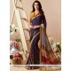 Print Faux Georgette Casual Saree In Multi Colour