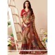 Faux Georgette Multi Colour Casual Saree