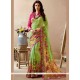 Faux Georgette Multi Colour Casual Saree