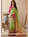 Faux Georgette Multi Colour Casual Saree