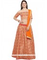 Art Silk Lace Work Lehenga Choli