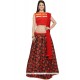 Art Silk Lace Work Lehenga Choli