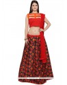 Art Silk Lace Work Lehenga Choli