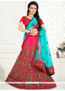 Patch Border Work Net Lehenga Choli