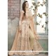 Peach Floor Length Anarkali Suit