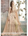 Peach Floor Length Anarkali Suit