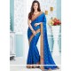 Blue Art Silk Designer Traditional Saree