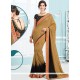 Art Silk Embroidered Work Shaded Saree