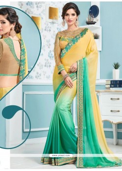 Art Silk Shaded Saree