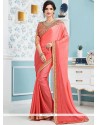 Art Silk Rose Pink Designer Traditional Saree