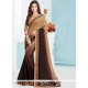 Art Silk Patch Border Work Shaded Saree