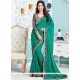 Art Silk Embroidered Work Traditional Saree