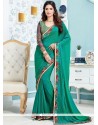 Art Silk Embroidered Work Traditional Saree