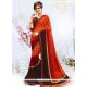 Multi Colour Print Work Weight Less Casual Saree