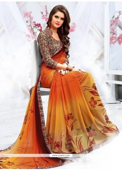 Weight Less Multi Colour Casual Saree