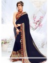 Weight Less Print Work Casual Saree