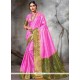 Pink Traditional Designer Saree