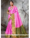 Pink Traditional Designer Saree