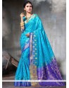 Art Silk Weaving Work Traditional Saree