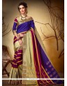 Woven Work Multi Colour Cotton Silk Casual Saree