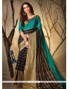 Woven Cotton Silk Casual Saree In Black