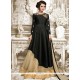 Net Black Long Choli Lehenga