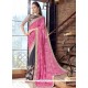 Resham Work Designer Half N Half Saree