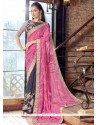 Resham Work Designer Half N Half Saree