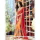 Faux Georgette Patch Border Work Half N Half Saree