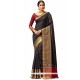 Art Silk Black Traditional Designer Saree