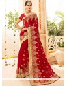 Resham Work Designer Saree