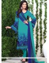 Blue Churidar Suit