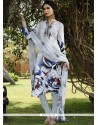 Faux Crepe Churidar Suit