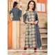 Print Work Cotton Party Wear Kurti