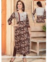 Cotton Print Work Party Wear Kurti