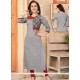 Grey Party Wear Kurti