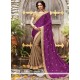 Patch Border Work Half N Half Designer Saree